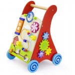 Premergator / Antemergator din lemn cu multiple activitati Viga Toys - rosu Premergator / Antemergator din lemn cu multiple activitati Viga Toys - rosu
